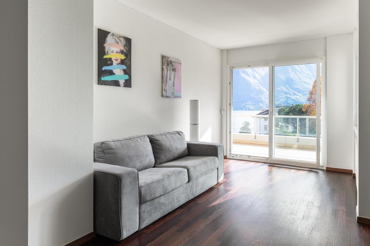 Maraini 15 By Quokka 360 - Bright Flat With Lake View Lugano Eksteriør billede