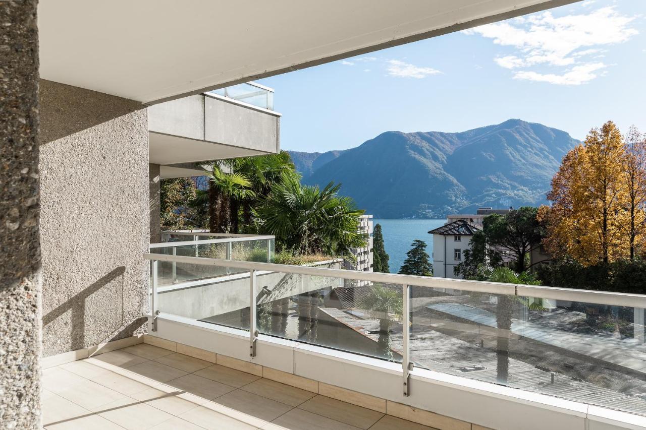 Maraini 15 By Quokka 360 - Bright Flat With Lake View Lugano Eksteriør billede